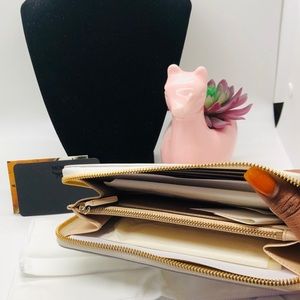White MCM Wallet